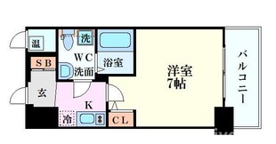 アドバンス心斎橋ラシュレ　の物件間取画像